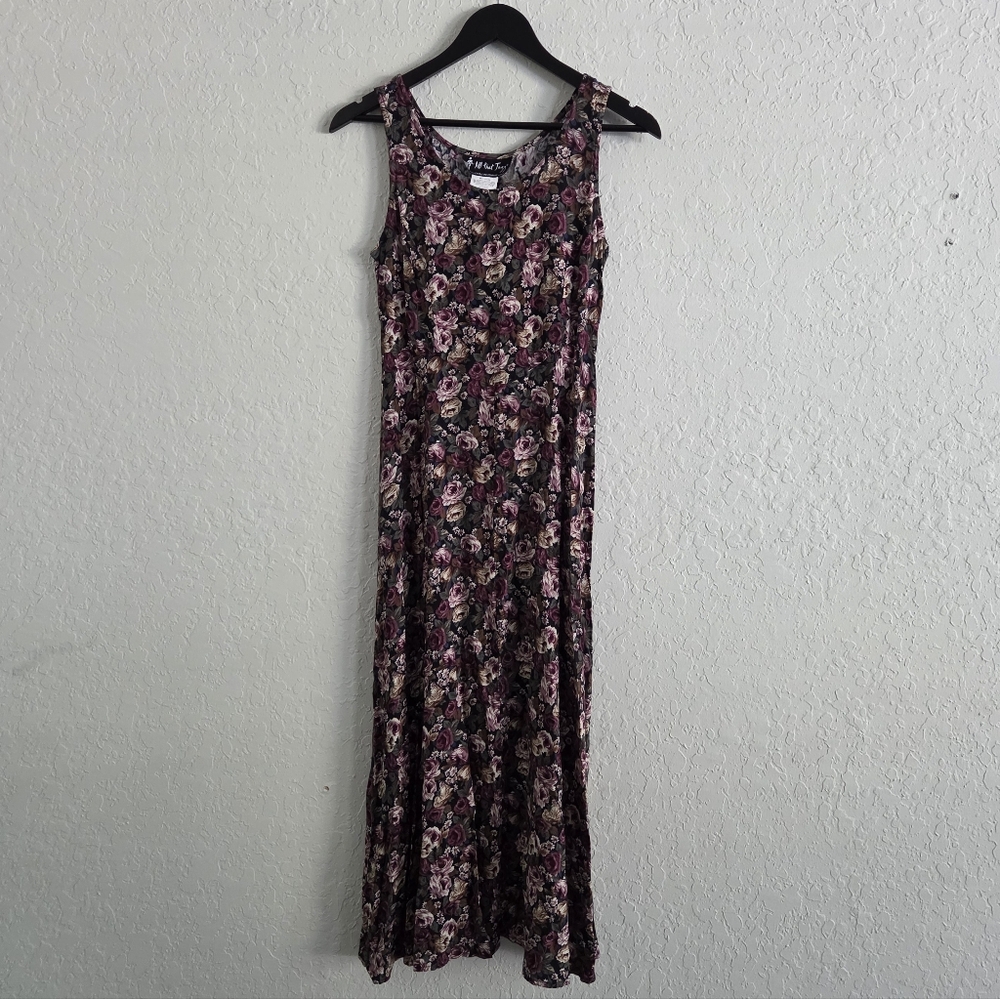 Floral Sleeveless Maxi Dress